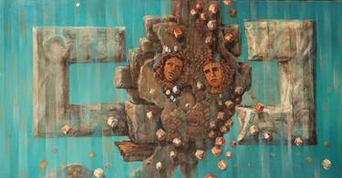 Original Conceptual Love Painting by Simeon Todev