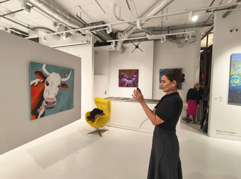 Original Contemporary Animal Painting by Greta Agneza - Siemczuk