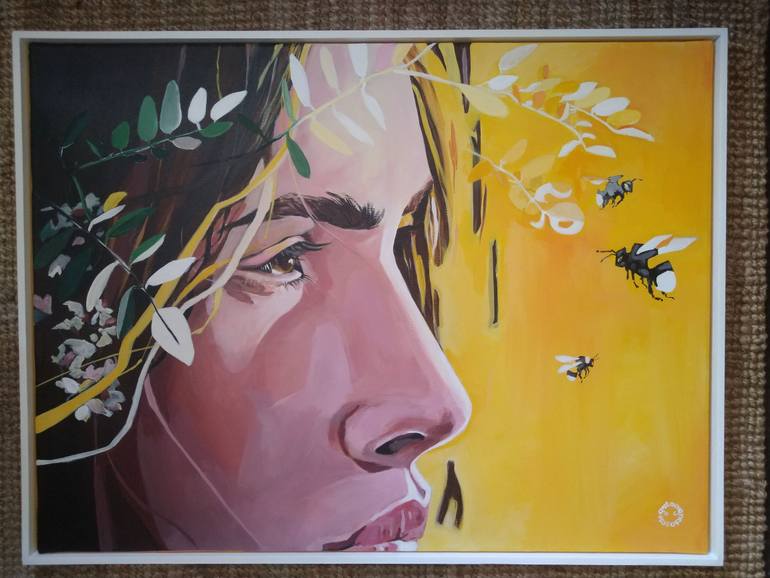 Original Contemporary Floral Painting by Greta Agneza - Siemczuk