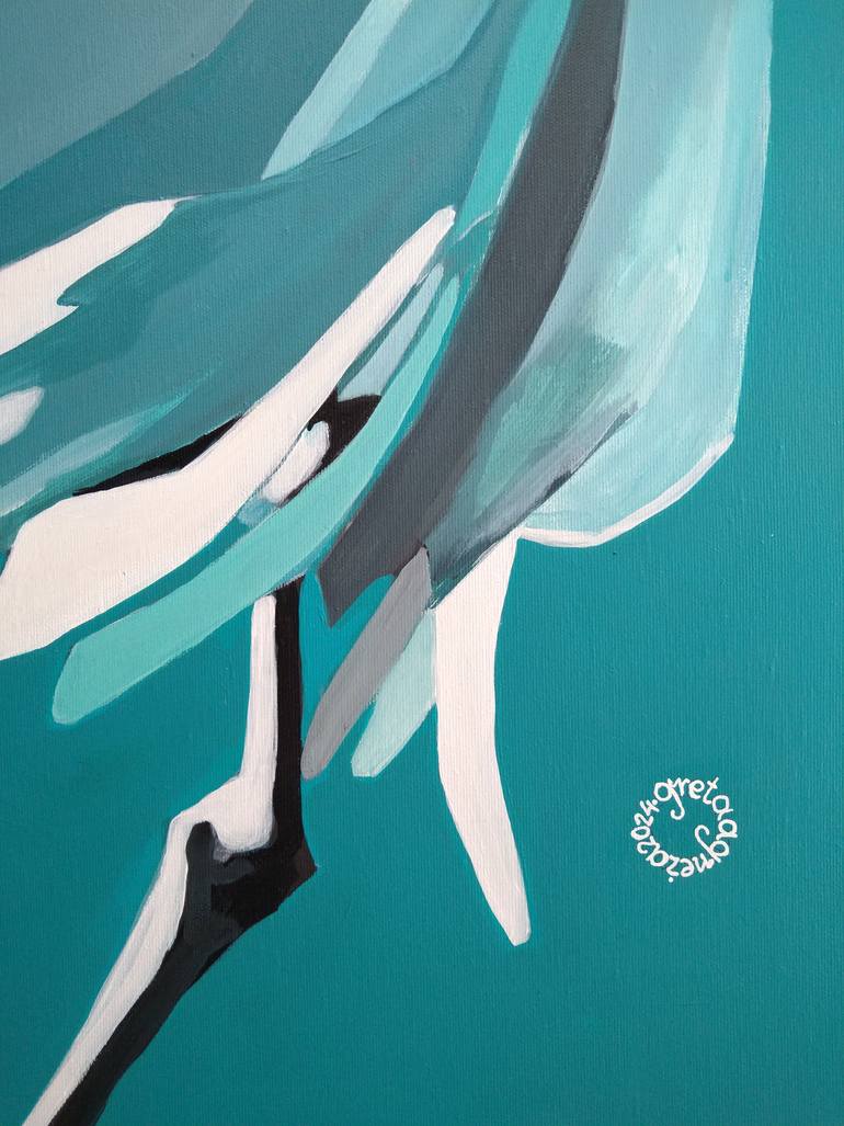 Original Art Nouveau Animal Painting by Greta Agneza - Siemczuk