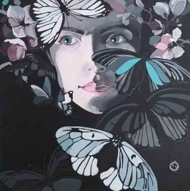 Original Contemporary Botanic Painting by Greta Agneza - Siemczuk