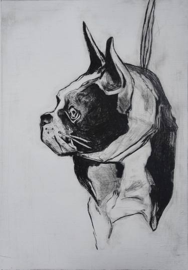 Original Figurative Dogs Printmaking by Greta Agneza - Siemczuk