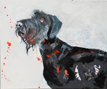 Print of Fine Art Dogs Paintings by Greta Agneza - Siemczuk