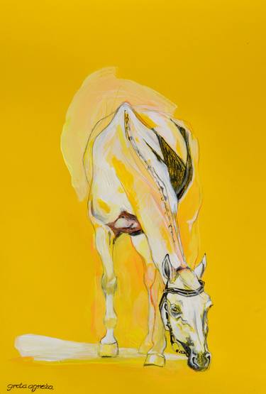 Print of Horse Paintings by Greta Agneza - Siemczuk