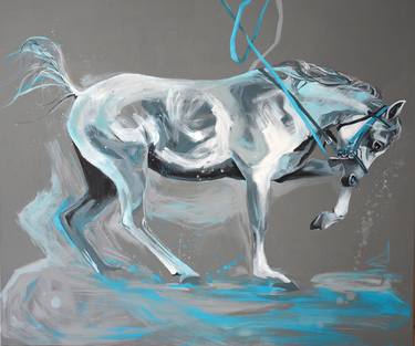 Print of Figurative Horse Paintings by Greta Agneza - Siemczuk