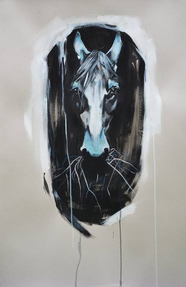 Print of Figurative Horse Paintings by Greta Agneza - Siemczuk
