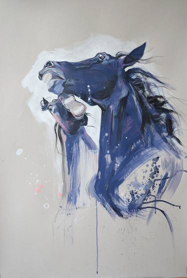 Print of Expressionism Horse Paintings by Greta Agneza - Siemczuk