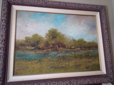 Original Fine Art Landscape Paintings by AHMED alkarkhi