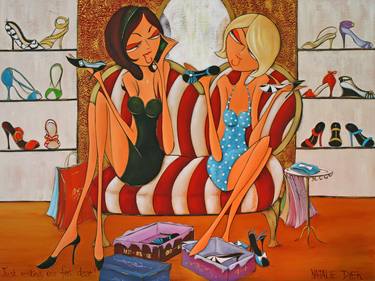 Print of Figurative Women Paintings by Natalie Dyer