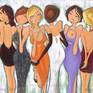 Collection Women with Attitude Limited Editions on canvas