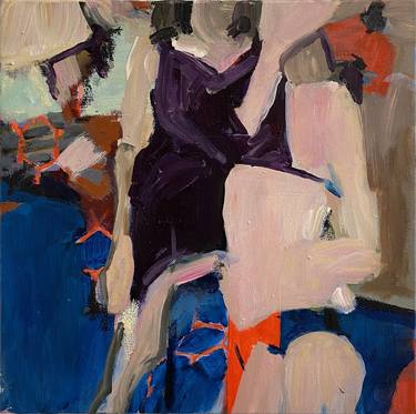 Original Figurative Abstract Paintings by Patricia Chueke