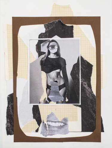 Print of Dada Erotic Collage by Cutterglue collages