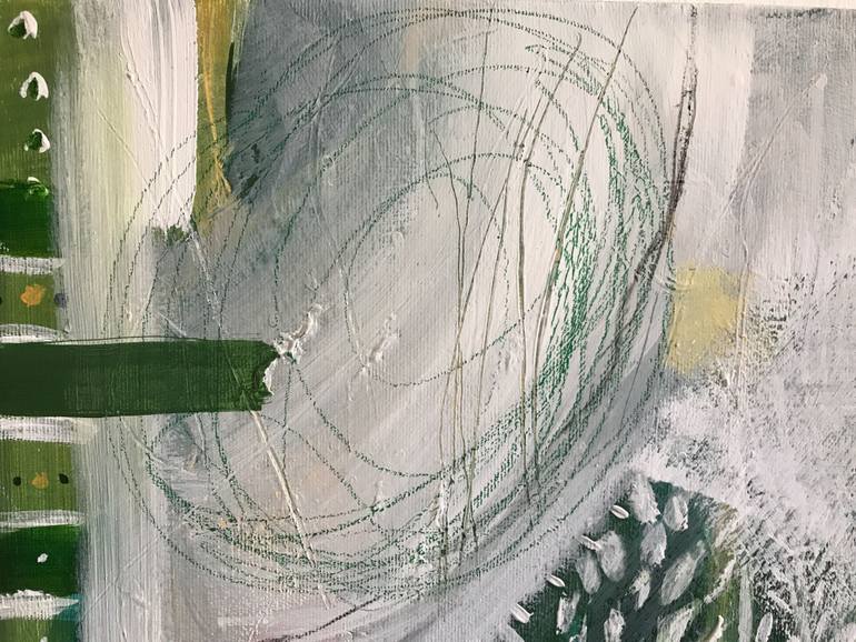 Original Abstract Botanic Painting by Francesca Tesoriere