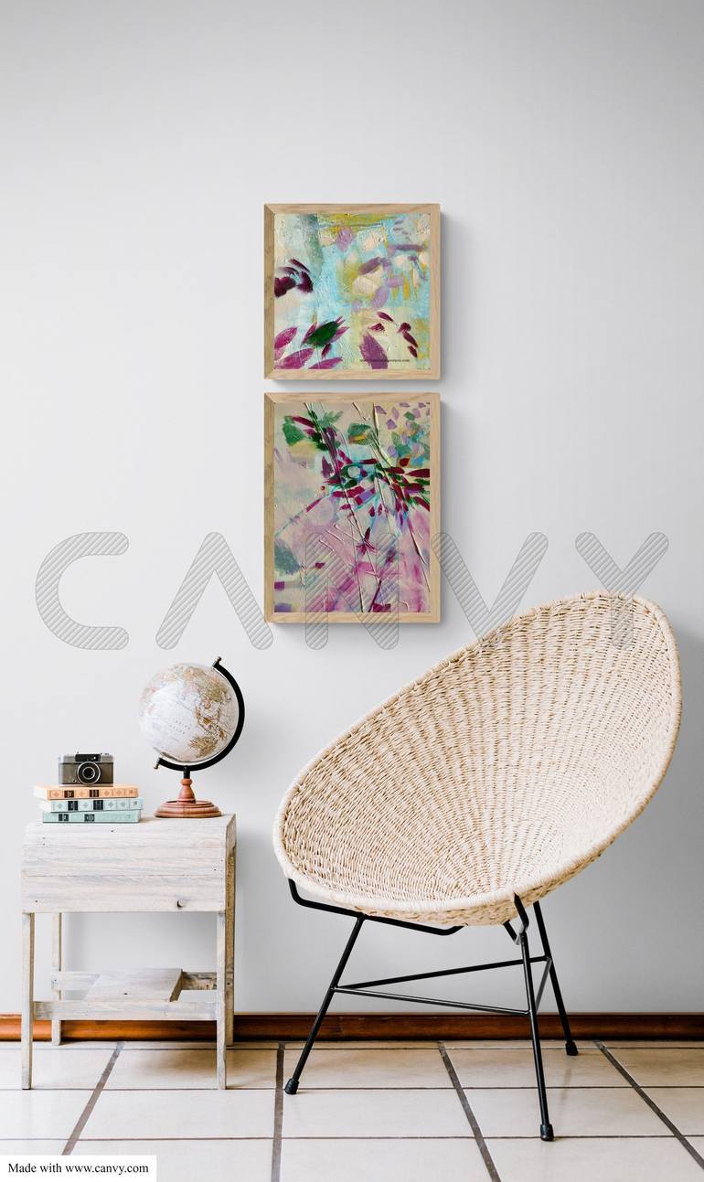 Original Fine Art Abstract Painting by Francesca Tesoriere