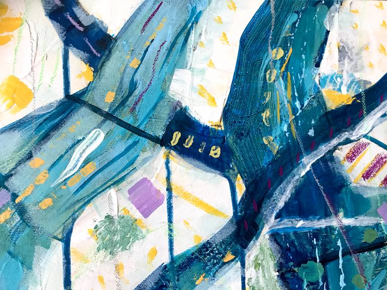 Original Modernism Botanic Painting by Francesca Tesoriere