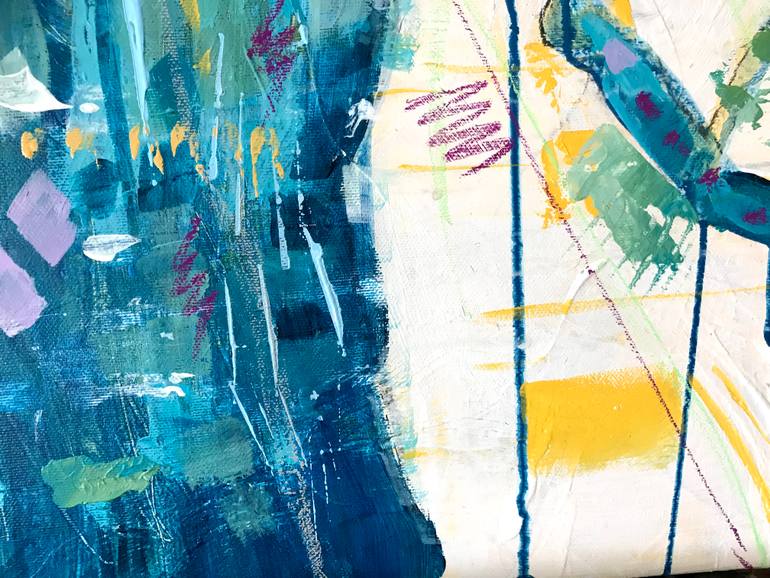 Original Modernism Botanic Painting by Francesca Tesoriere
