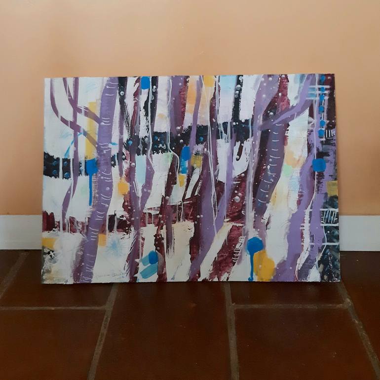 Original Abstract Painting by Francesca Tesoriere