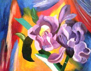 Print of Floral Paintings by Donna Grigar