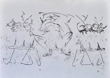 Print of People Drawings by Joanna Burda