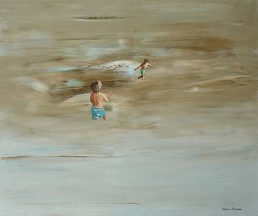 Print of Abstract Beach Paintings by Joanna Burda
