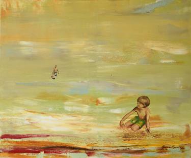Saatchi Art Artist Joanna Burda; Painting, “On the sea shore” #art