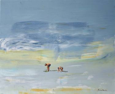 Print of Figurative Beach Paintings by Joanna Burda