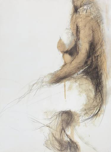 Print of Figurative Nude Drawings by Joanna Burda