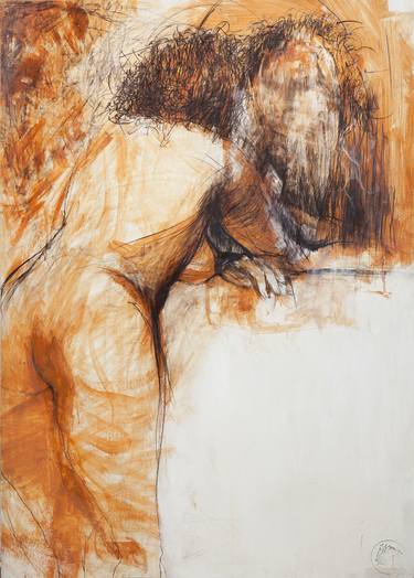 Original Figurative Nude Drawings by Joanna Burda