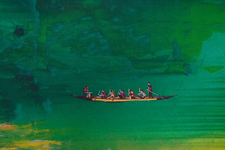 Original Abstract Landscape Painting by Joanna Burda