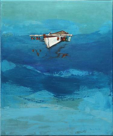 Print of Boat Paintings by Joanna Burda