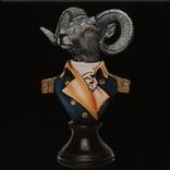 Mouflon from the chess pieces series by Joanna Burda