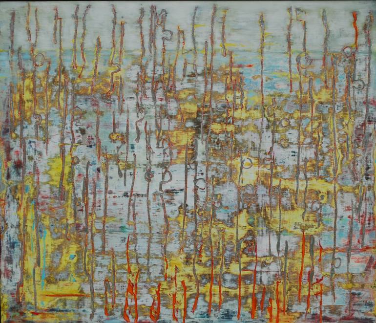 Original Impressionism Abstract Painting by Kerri Palangio