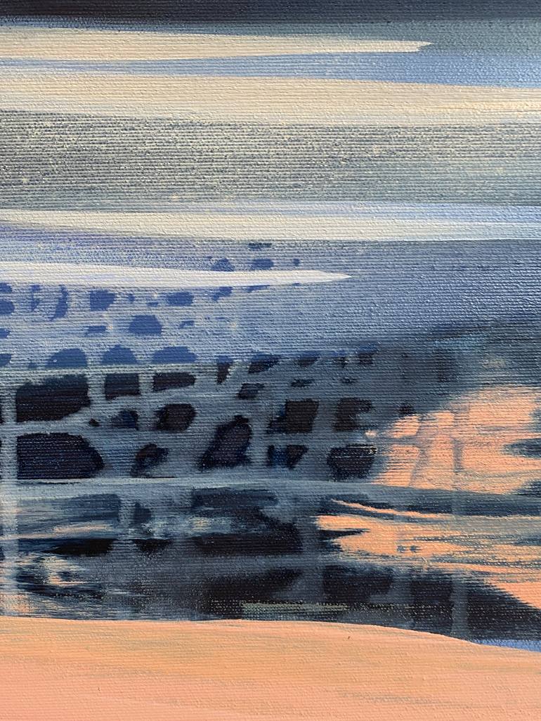 Original Abstract Expressionism Landscape Painting by Katsiaryna Sumarava