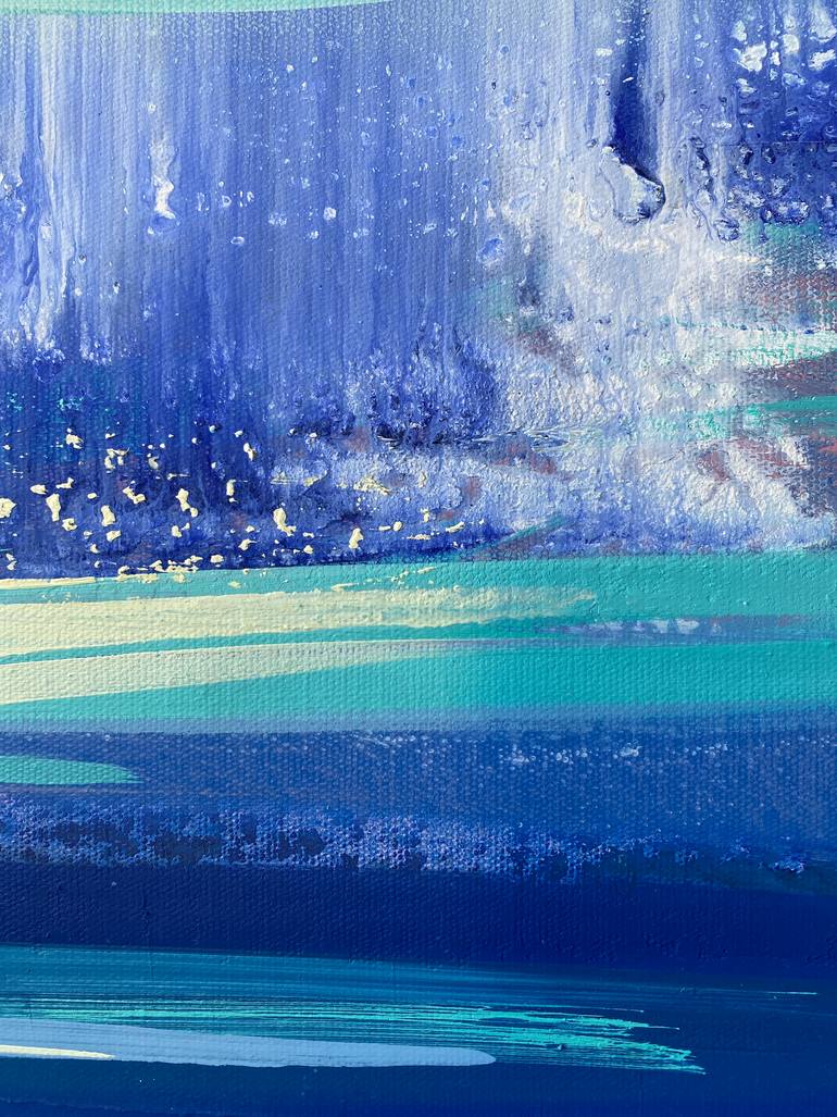 Original Abstract Landscape Painting by Katsiaryna Sumarava