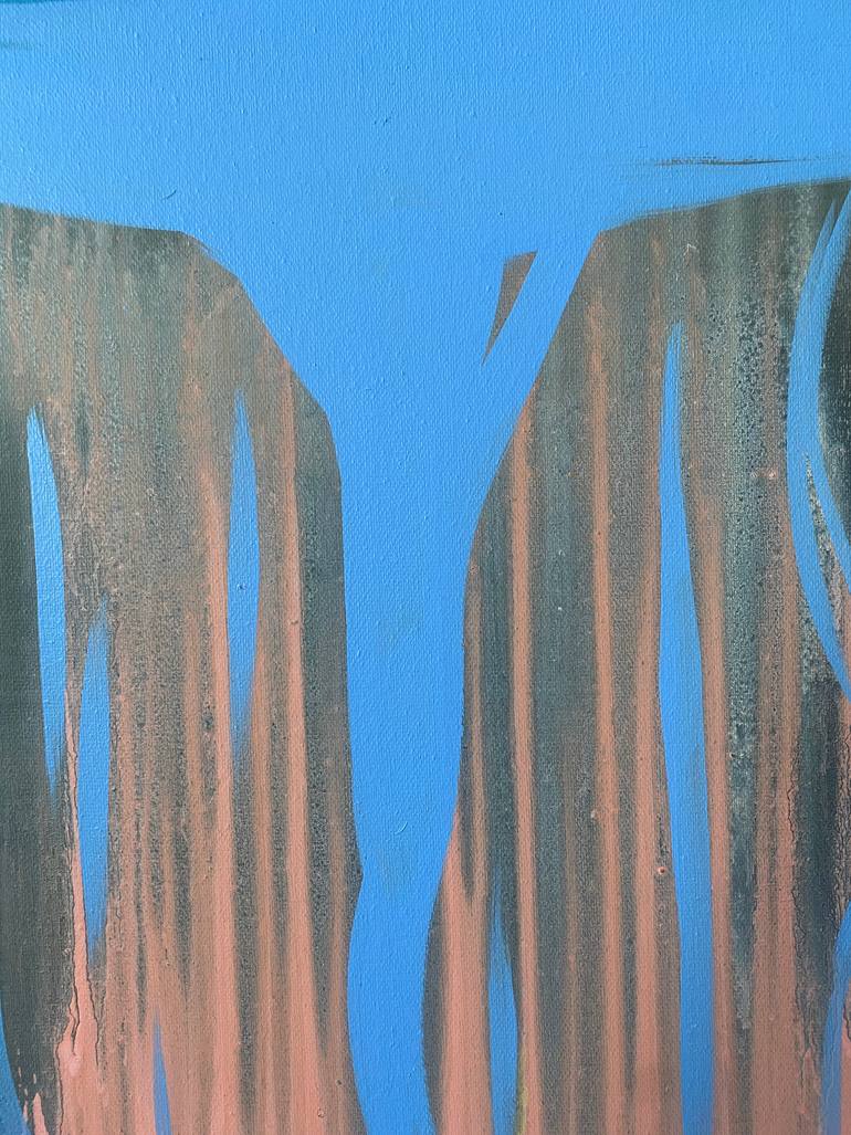 Original Abstract Water Painting by Katsiaryna Sumarava