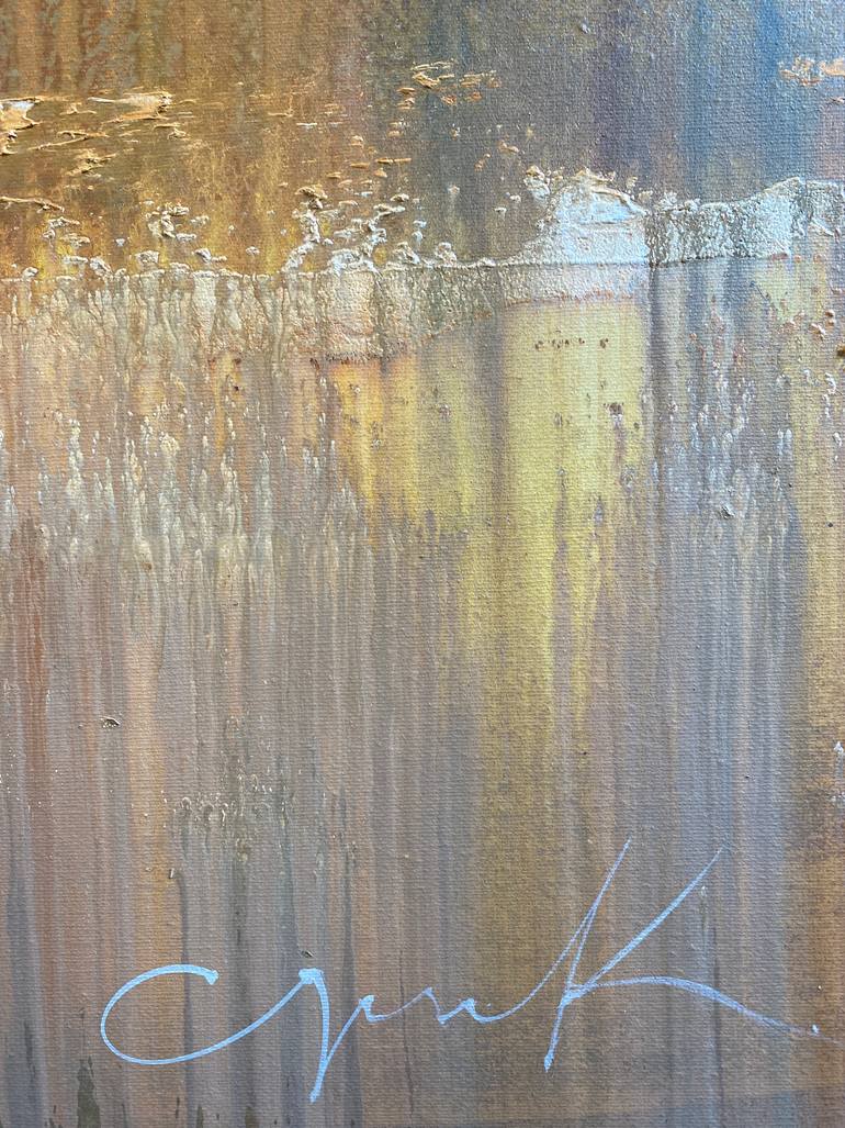 Original Abstract Expressionism Abstract Painting by Katsiaryna Sumarava