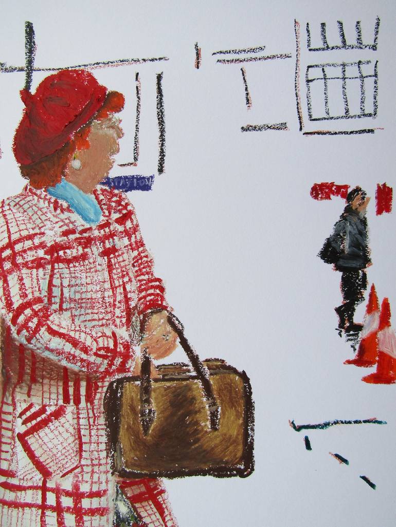 Original Contemporary Women Drawing by Mary Cinque