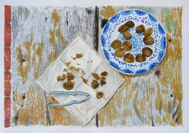 Original Food Drawings by Mary Cinque