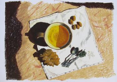 Print of Contemporary Food Drawings by Mary Cinque