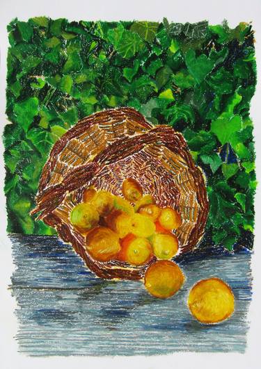 Original Figurative Food Drawings by Mary Cinque