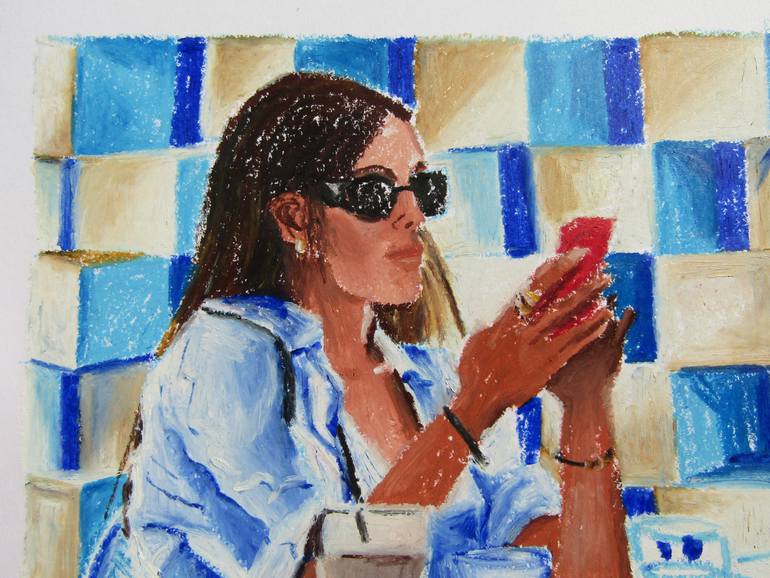 Original Contemporary Women Drawing by Mary Cinque