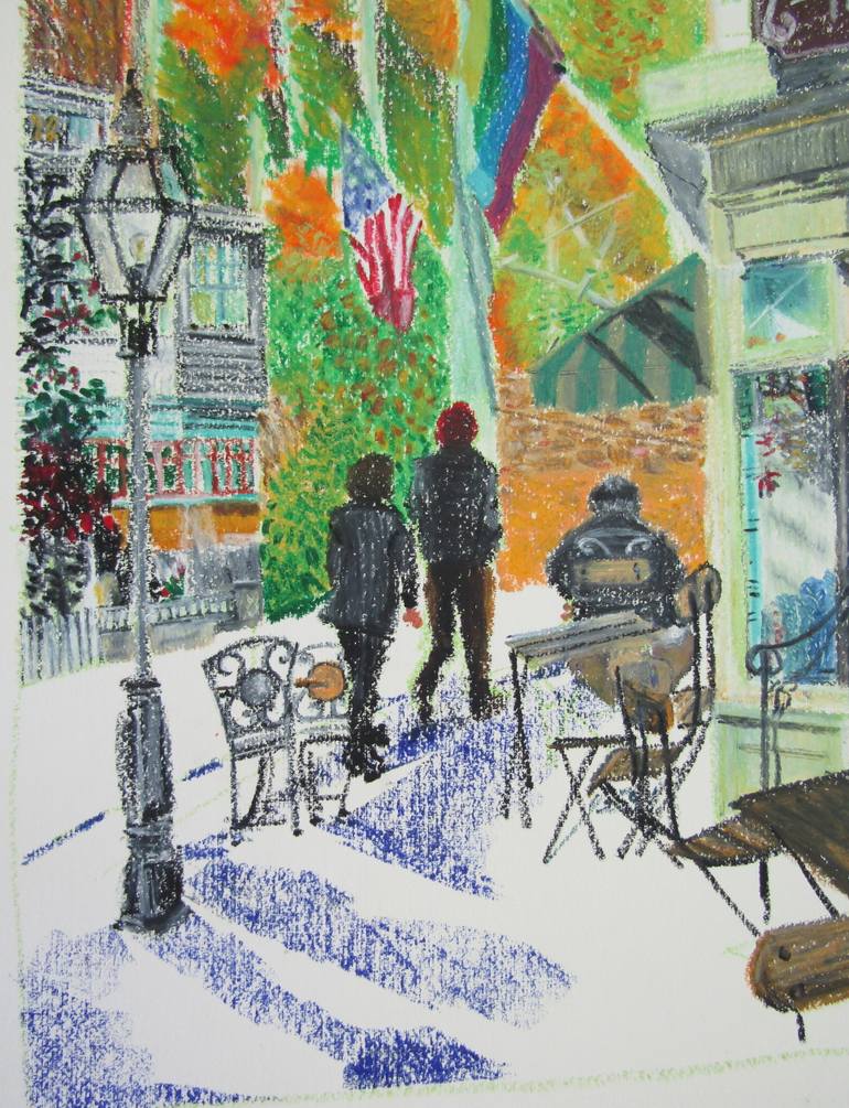 Original Contemporary Outer Space Drawing by Mary Cinque