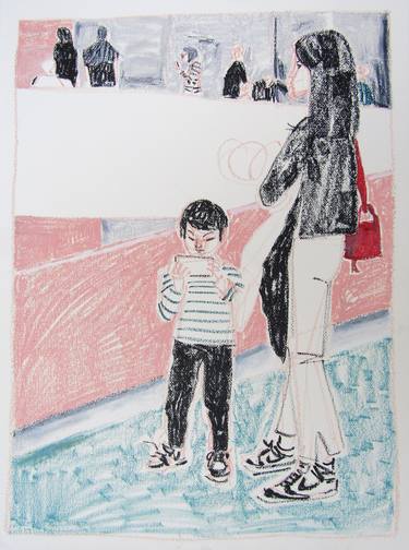 Print of Contemporary People Drawings by Mary Cinque