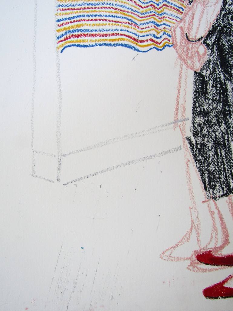 Original Contemporary People Drawing by Mary Cinque