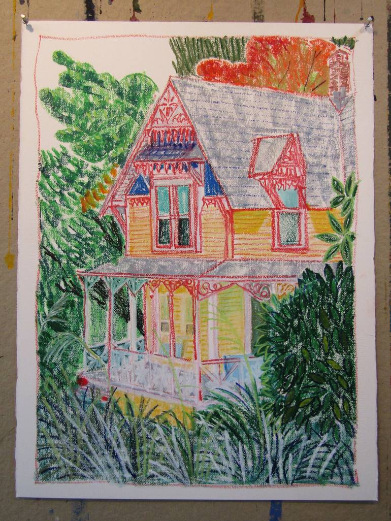 Original Contemporary Home Drawing by Mary Cinque