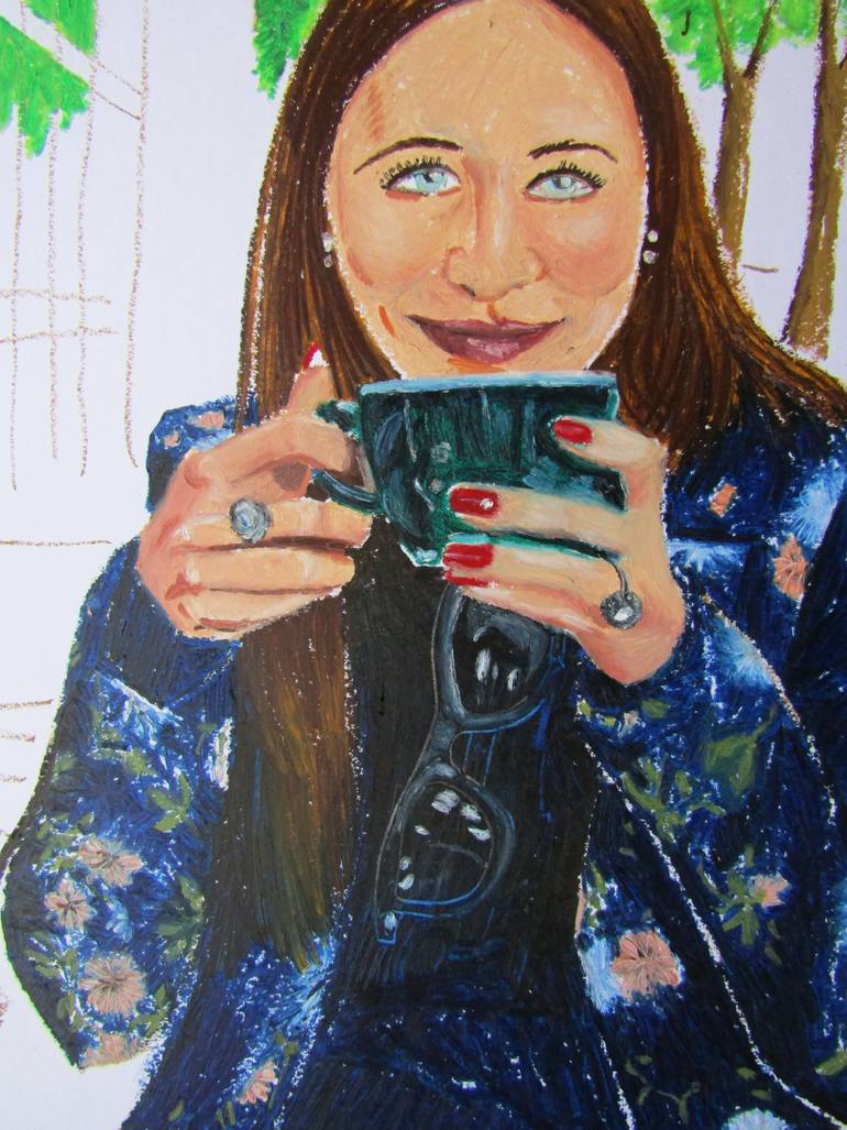 Original Contemporary Women Drawing by Mary Cinque