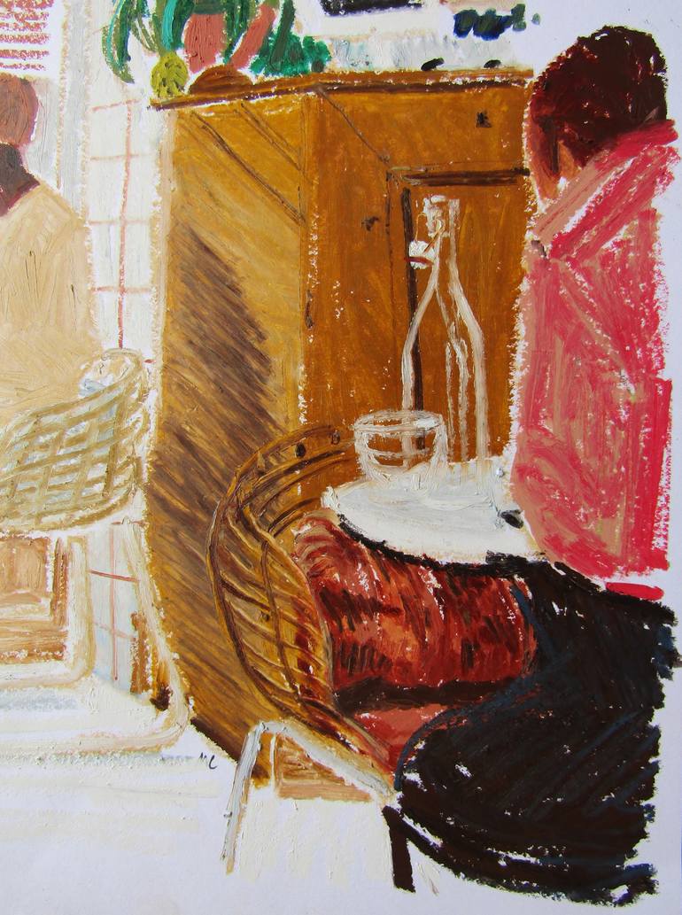 Original Contemporary People Drawing by Mary Cinque