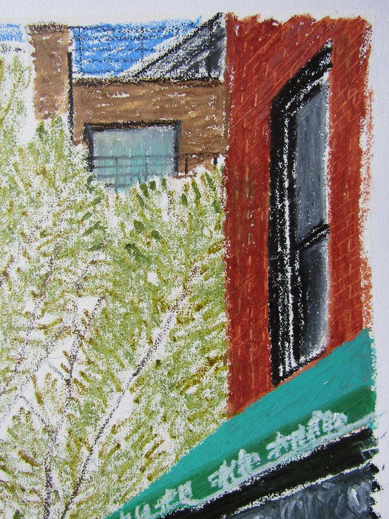 Original Contemporary Cities Drawing by Mary Cinque