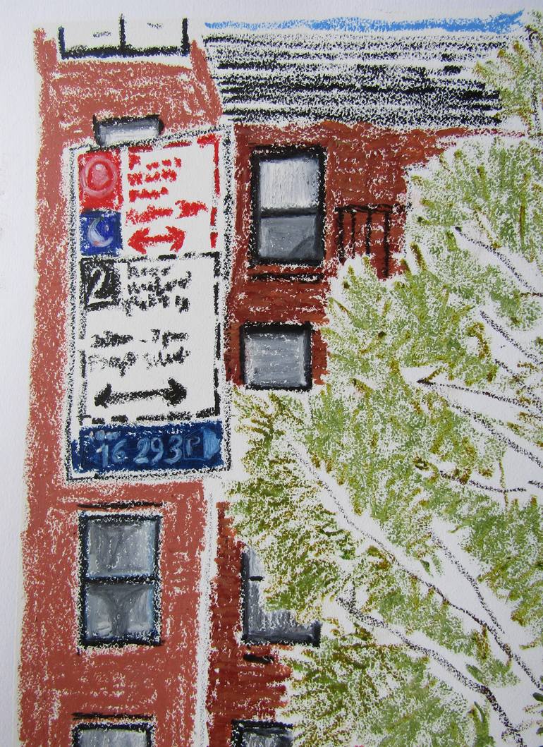 Original Contemporary Cities Drawing by Mary Cinque