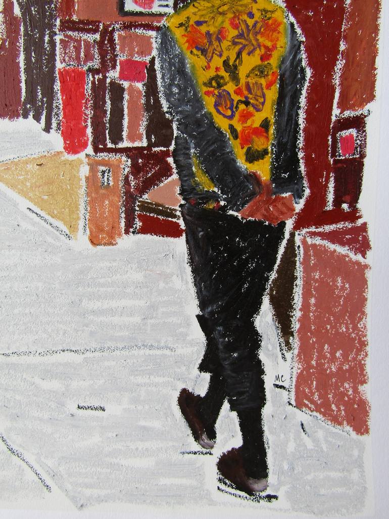 Original Contemporary Cities Drawing by Mary Cinque